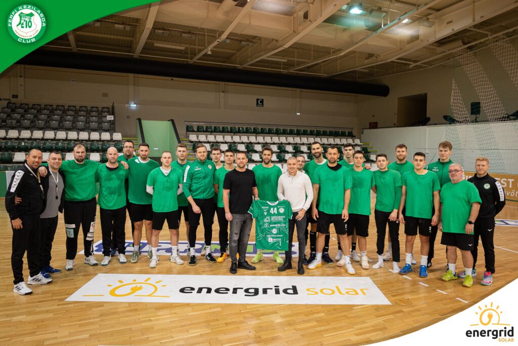 ETO University Handball Team egész csapat – Energrid támogatás
